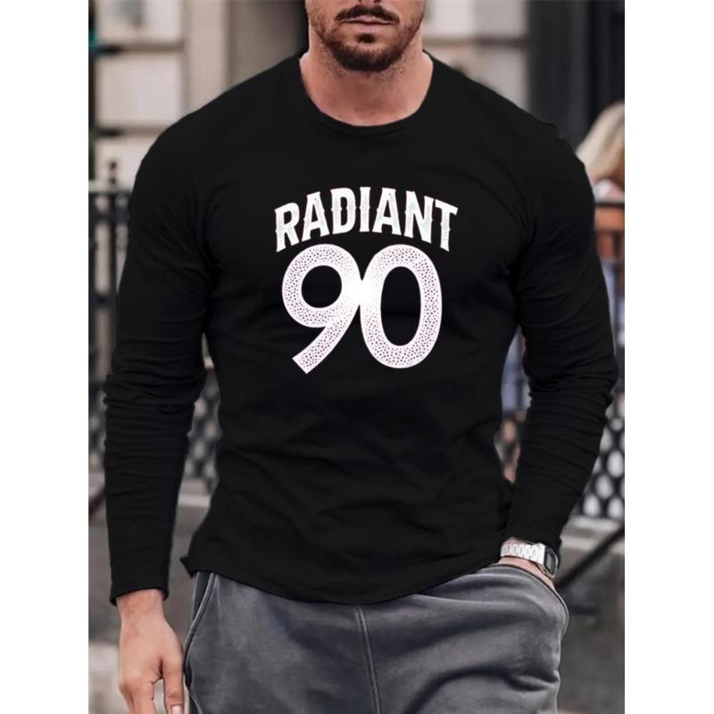 

Свободный крой и универсальность, Мужская футболка с длинным рукавом, Идеально подходит для ленивых выходных и домашнего отдыха XXL чёрный