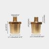 X7JF 2Pcs 5 16 Premium Remote Battery Power Junction Post Connectors Brass