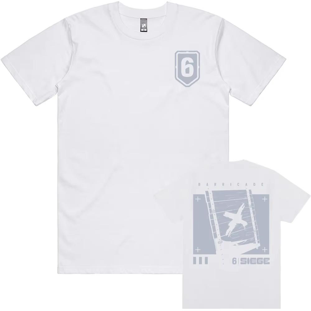 Hot Game Rainbow6 Six Siege Tees Summer Oneck Unisex Tshirt Unisex Streetwear Short Sleeve Top Fashion Tshirts Unisex Merch
