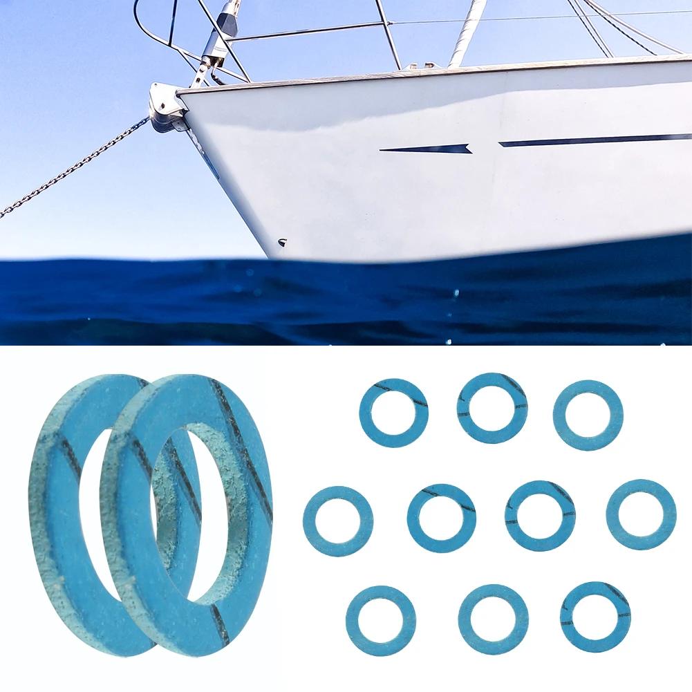 Marine Lower Unit Seal Replacement Drain Fill Screws Drain Screw Washer Replacement for Mercury Marine 12-191833 12-191832