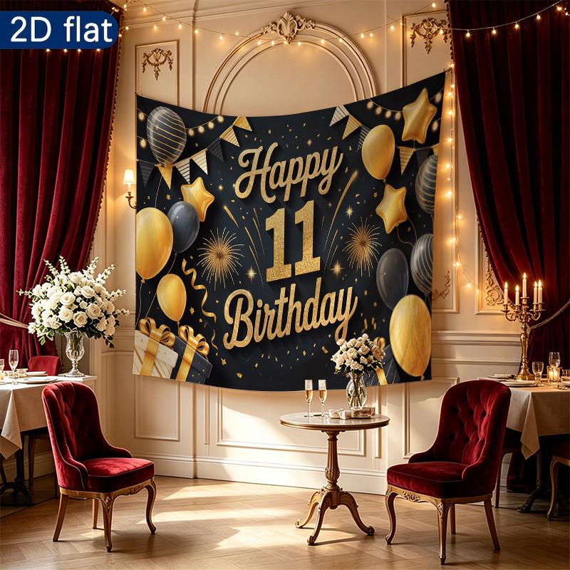 Glitter Party Backdrop 1pc - Celebration Decor