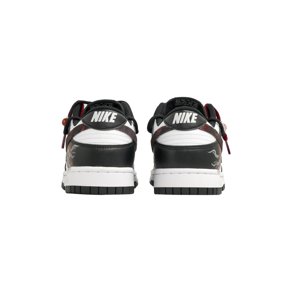 Nike Dunk Kaleidoscope, Mystical Age Flame Ink, Shopping Bag Abrasion Resistant Low Top Skateboard Shoes Unisex DD1391-100(Team113-S-BOX)