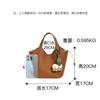 Bolso de mujer de piel de vaca de primera capa, bolso de hombro casual y simple, bolso cruzado de cuero con sensación de nicho, bolsa tipo cesta de verduras de cuero