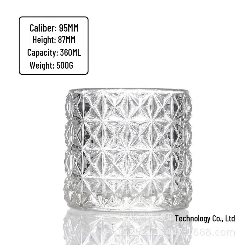Christmas Antler Glass Candle Holder for Aromatherapy and Decor