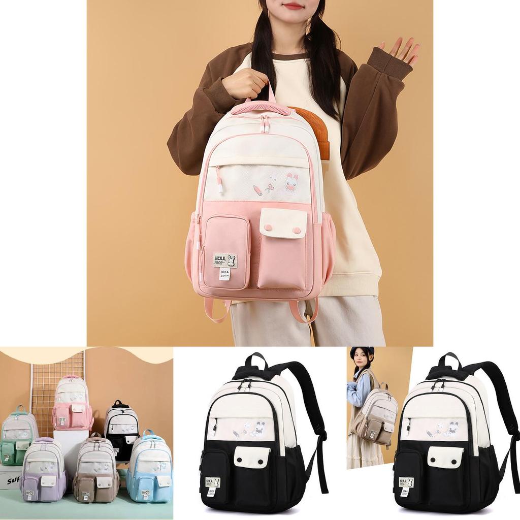 Nylon Material Cute Animal Pattern Printed Lightweight School Backpack For Boys And Girls