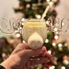 Christmas Vacation Moose Mug Christmas Reindeer Head Creative Elk Glass Wine Beer Water Juice Milk Glass