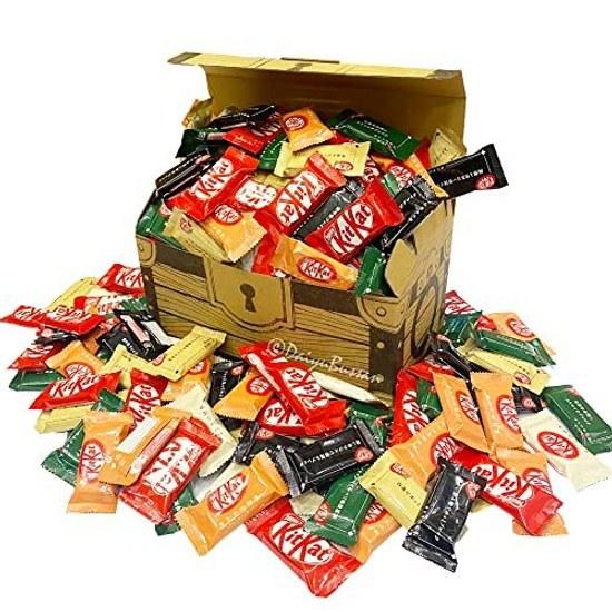 Kit Kat Assorted Set 6 Types 100 Bags Variety Treasure Box Gift Large Capacity Mini Assortment Popular Bulk Enjoyment Purchaseadult Purchase Random