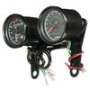 Universal For Honda Yamaha Suzuki Scooter ATV Meter 12V LED Backlight Motorcycle Dual Odometer Speedometer Tachometer Gauge