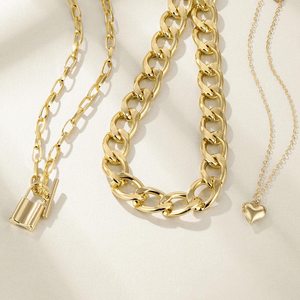 Stylish Alloy Key Pendant Necklace Three Layer Chain For Women Fashion Jewelry Gift