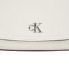Calvin Klein Elegant Commuter Letter Shoulder Chain Mixed Material Tote Bag Small Women Handbags Lily-White 4F3282G-FUP