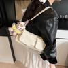 Niche underarm bag women's new trendy fashion portable baguette bag simple shoulder messenger bag