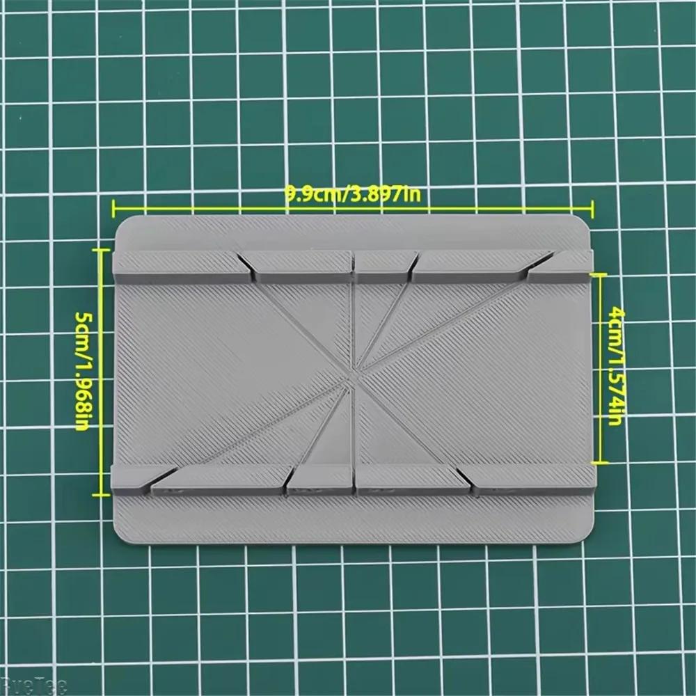 1 Stück Modellschneidehilfe - Präzises 3D-Druck Multi-Winkel-Schneiden (30°, 45°, 60°, 90°) für Heimwerkerprojekte Werkzeugbefestigung