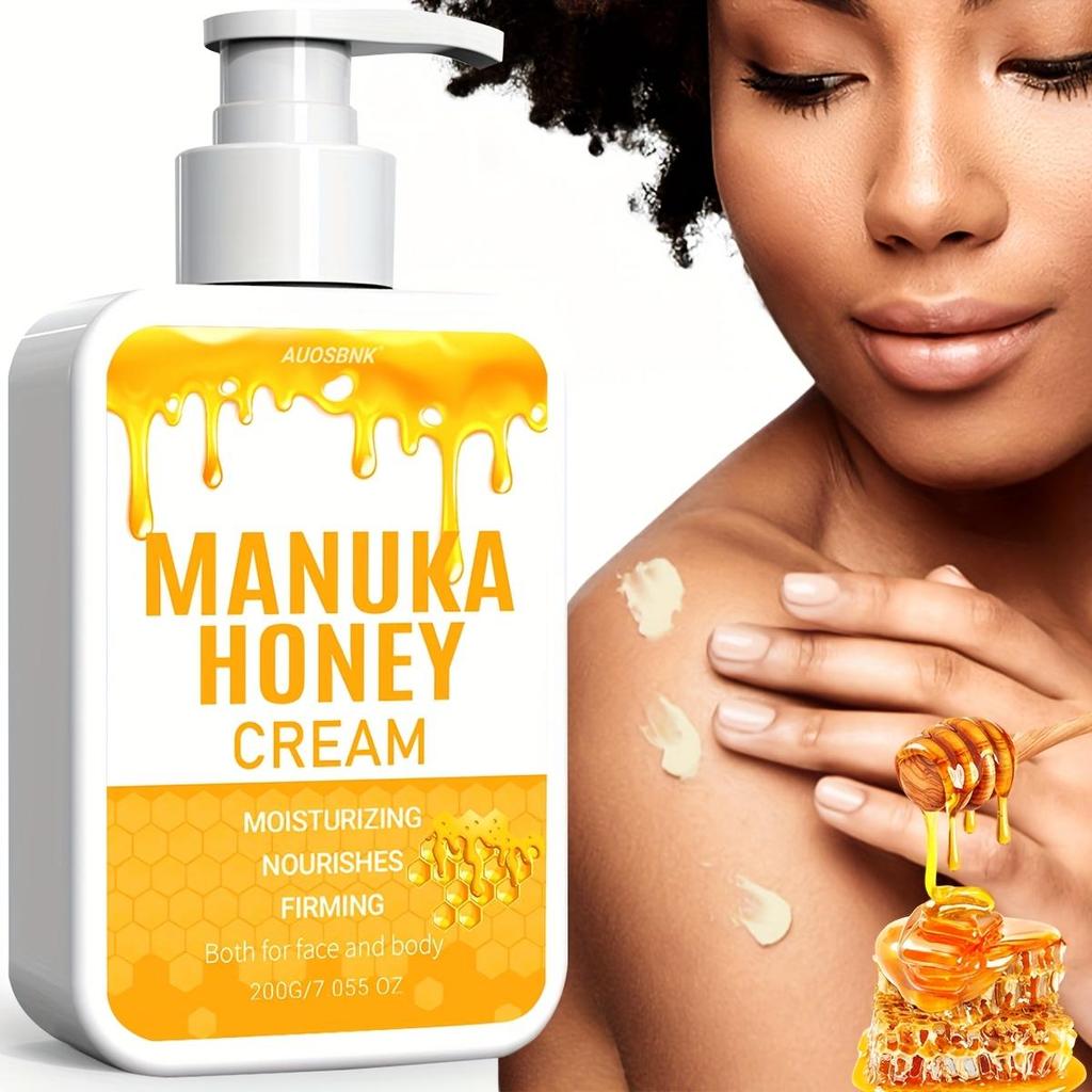Honey Body Lotion, Organic Honey Body Cream, Nourishing, Smooth Skin, For Sensitive Skin, Non-Greasy, Fast Absorbing-200g