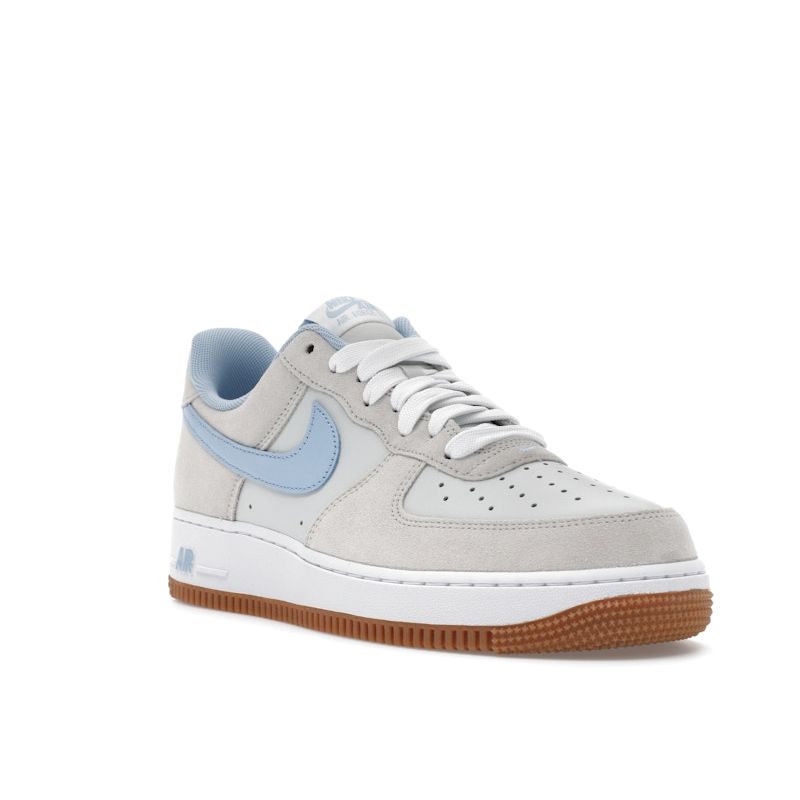 Nike Air Force 1 07 LV8 Photon Dust Psychic Blue Men Sneakers Grey White Gum-Light-Brown IB6388-002