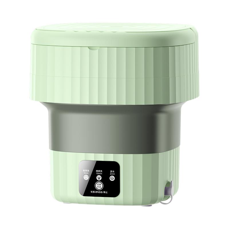 9L EU Foldable Washing Machine Portable Large Capacity Clothes Dehydration and Drying Machine for Outdoor Travel and Home Use