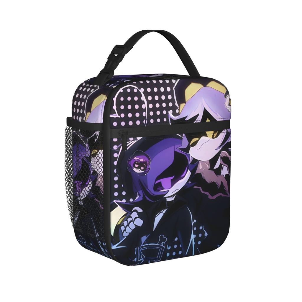 Murder Drones Uzi Doorman Insulated Lunch Bags Thermal Bag Reusable,Lunch Container Tv Series Leakproof Lunch Box Tote Food Bag