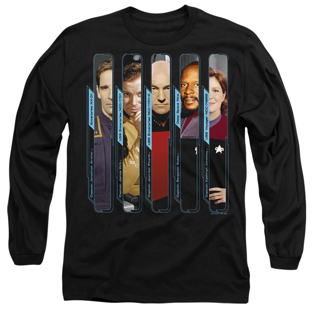 Star Trek Unisex Adult The Captains T-Shirt