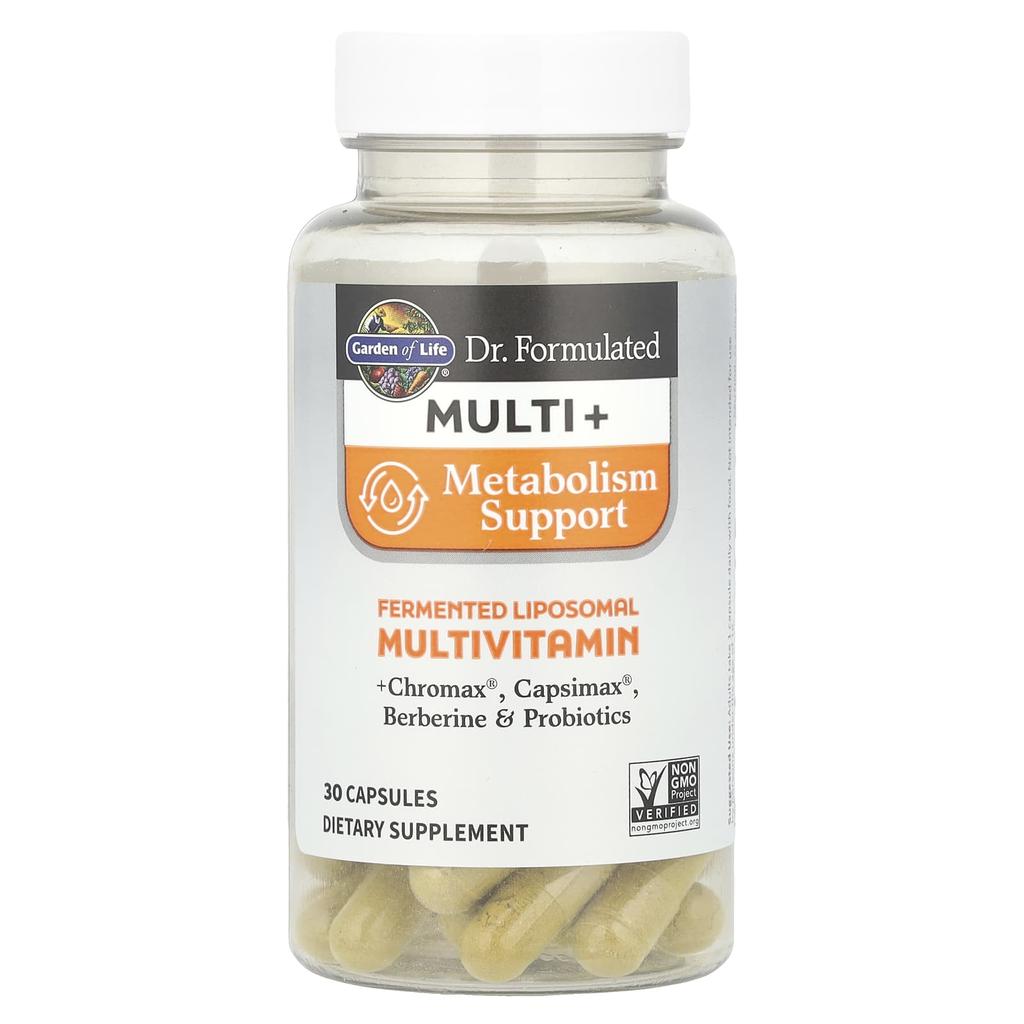 Perlmutter Multivitamin, Metabolic Support, 30 Capsules