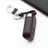 Exquisite Genuine Leather Car Key Cover Fob Case For Suzuki Swift   Wagon R 2 Buttons Remote Car Key Case Accessories