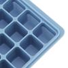 28Grids DIY Silicone Ice Tray Freeze Pudding Mold Chocolate Mould Baking with Lid Blue