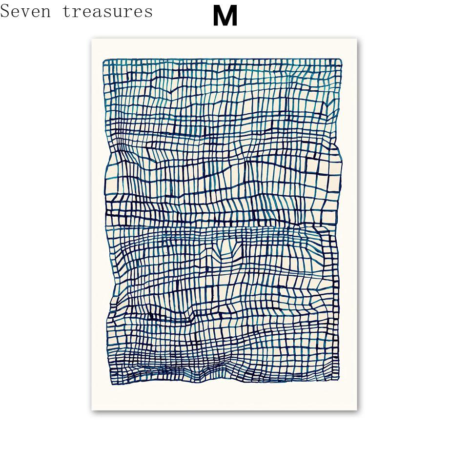 

Абстрактный Скандинавский Постер Пижама Девушка Обнаженная Линии Кривая Геометрия Лист Настенный Арт Принт Холст Декор Картины Для Гостиной Живопись 21x30cm No Framed