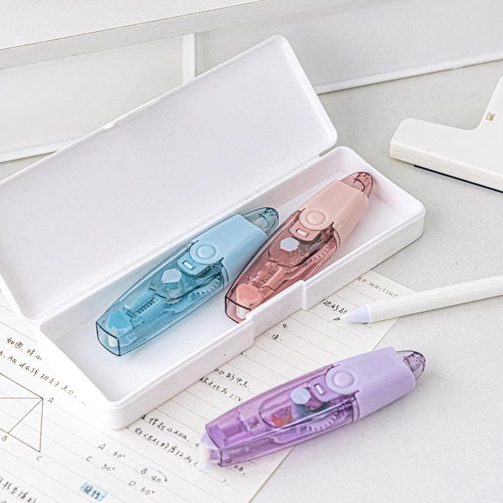 Replaceable Core Double Sided Adhesive Pen Shape Glue Tape Dispenser  School Office