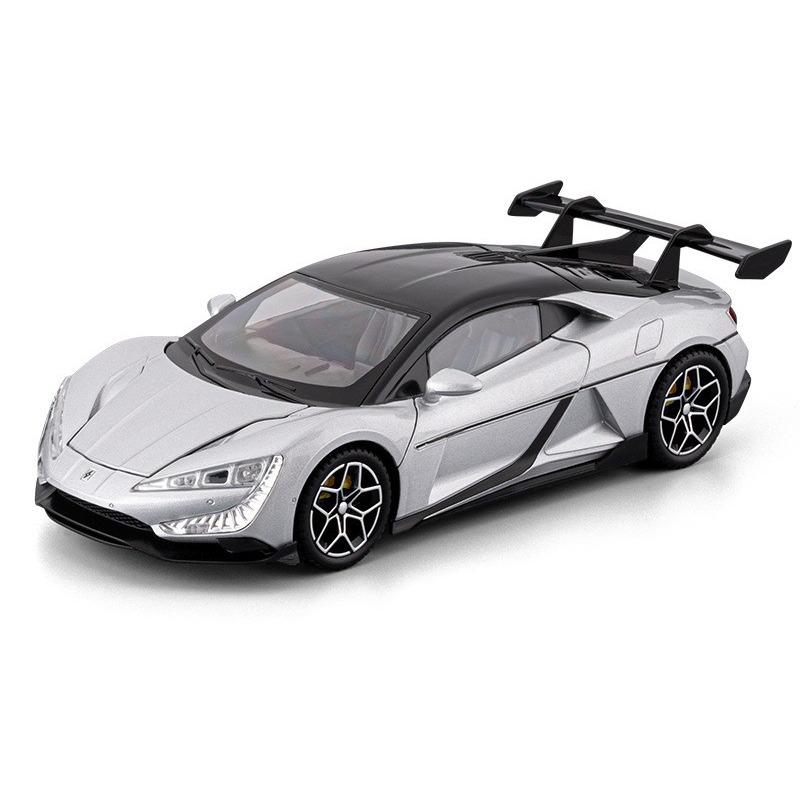 1/24 BYD Look UP U9 Supercar Legierungsmodellauto Spielzeug Diecasts Metallguss Sound und Licht Auto Spielzeug für Kinder Fahrzeug