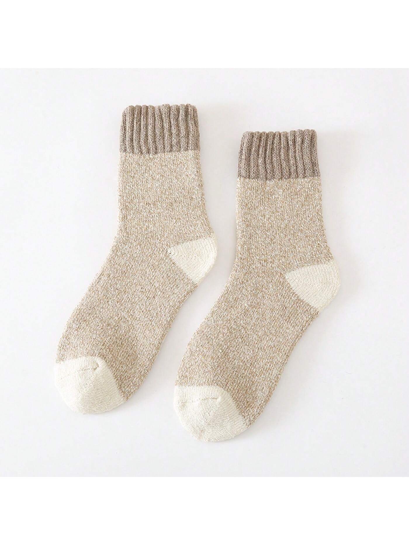 

Wool Socks Men Thick Winter Cashmere Vintage Harajuku Style Long Warm Sock Comfortable Male Husband Gift One Size