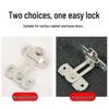 Stainless Steel Punch-Free Sliding Door Lock for Indoor Bathroom or Toilet