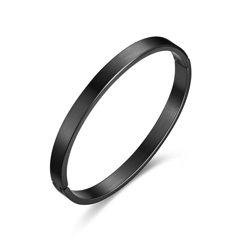 High-End Women's Stainless Steel Bracelet - Non-Fading, Titanium Steel, Elegant Buckle Jewelry