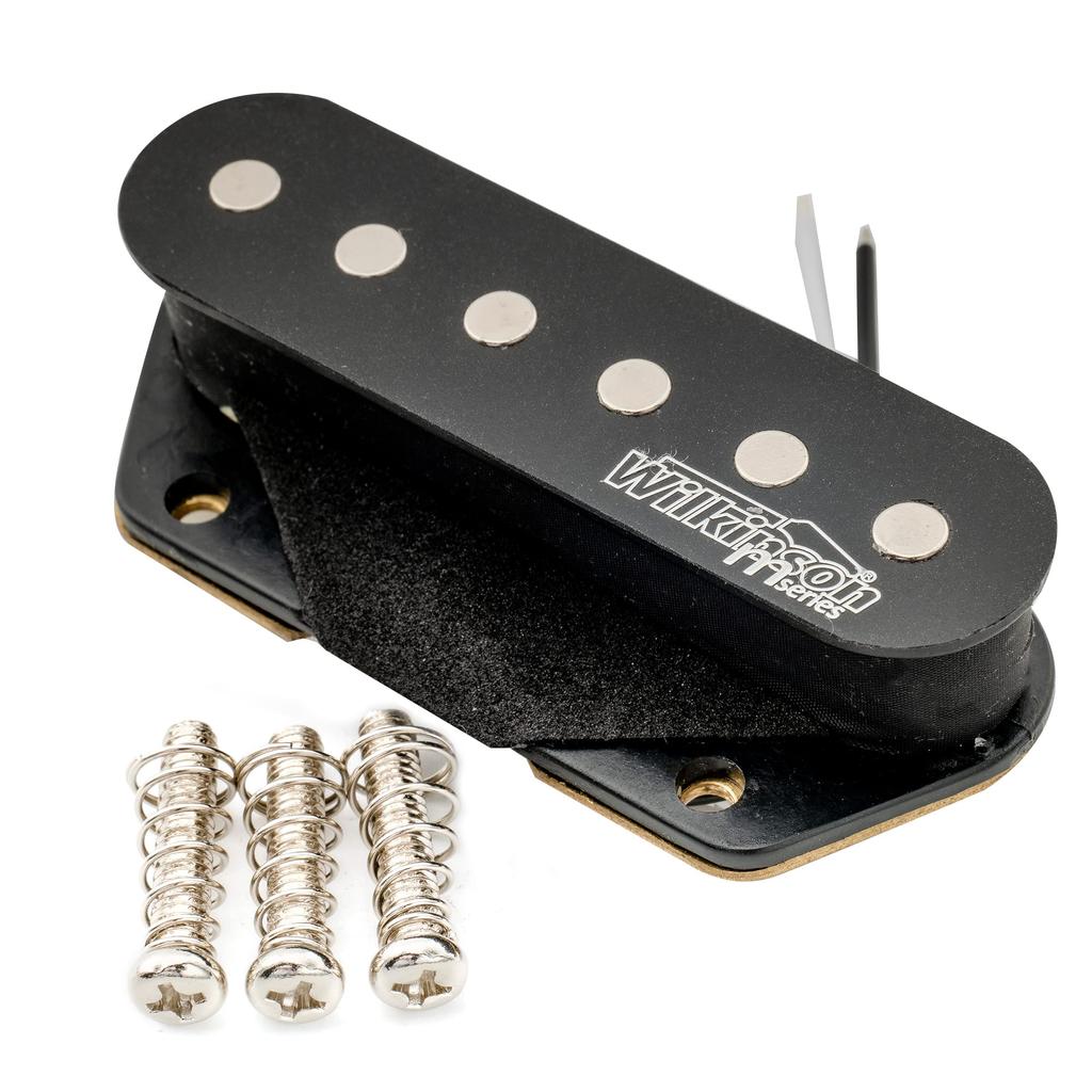 Wilkinson Low Gauss Nashville Sound Ceramic Telecaster Pickup for Electric Guitar Bridge, Black