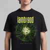 T-shirt con Stampa Lamb Of God Energy Core Arte Neurale Scifi Band Metal Streetwear Casual Unisex Top Con Testo Into Oblivion