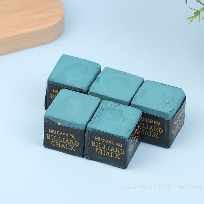 12Pcs Pool Cue Chalk Billiards No-Slip Wiping Powder for Snooker Table Tennis Sports & Entertainment Accessories