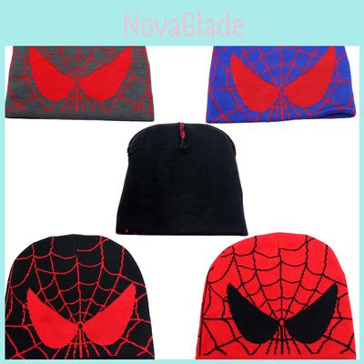 Spiderman Jacquard Knitted Beanie Hat Premium Quality Winter Accessory For Men And Women