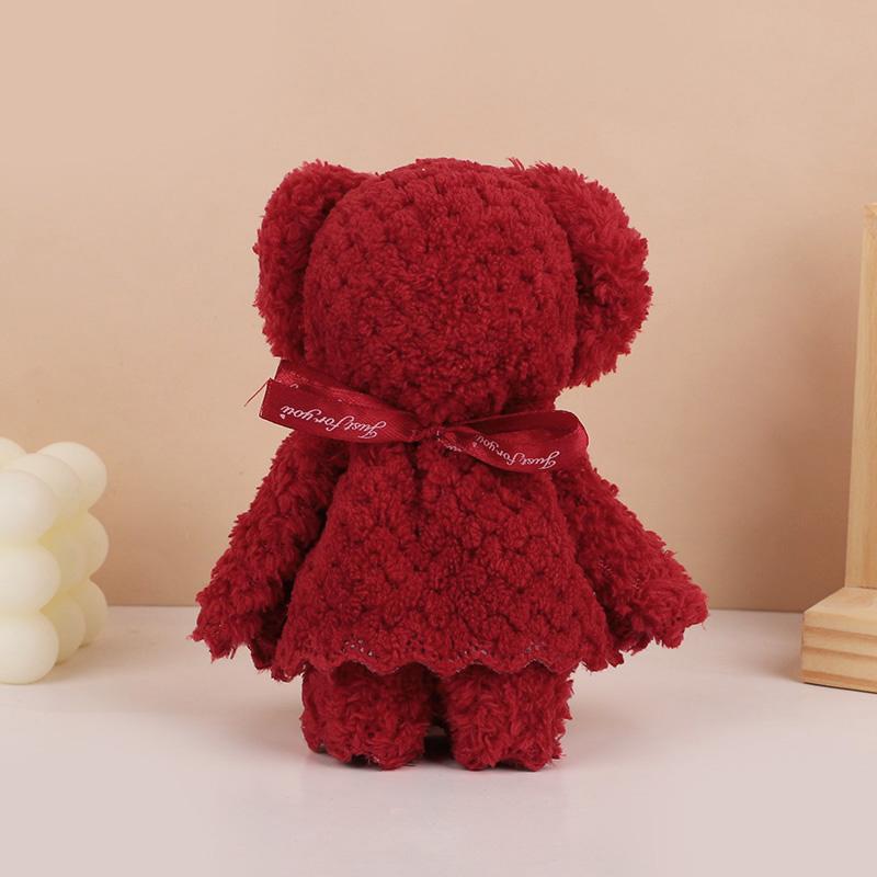 5/10 Stück Teddybär Handtuch Geschenkset für Hochzeit Kinder Geburtstagsparty Mitgebsel Babyparty Gästegeschenk Weihnachten Ostern Wohnkultur