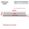 Iron Block Base Bracket with 280KG Magnetic Lock and L-Shaped Hole-Free Mounting Slot