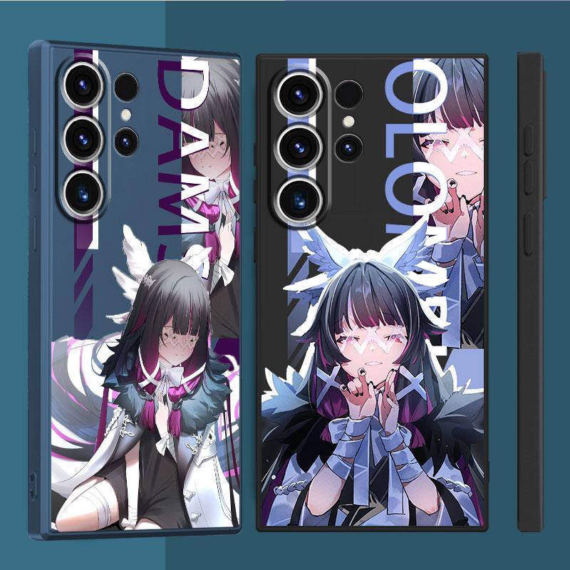 Capa Quadrada Líquida Para Samsung Galaxy Note 20 Ultra Note 10 Plus 8 9 S20 S22 S23 Ultra S21 Luxo Genshin Impac Peoples