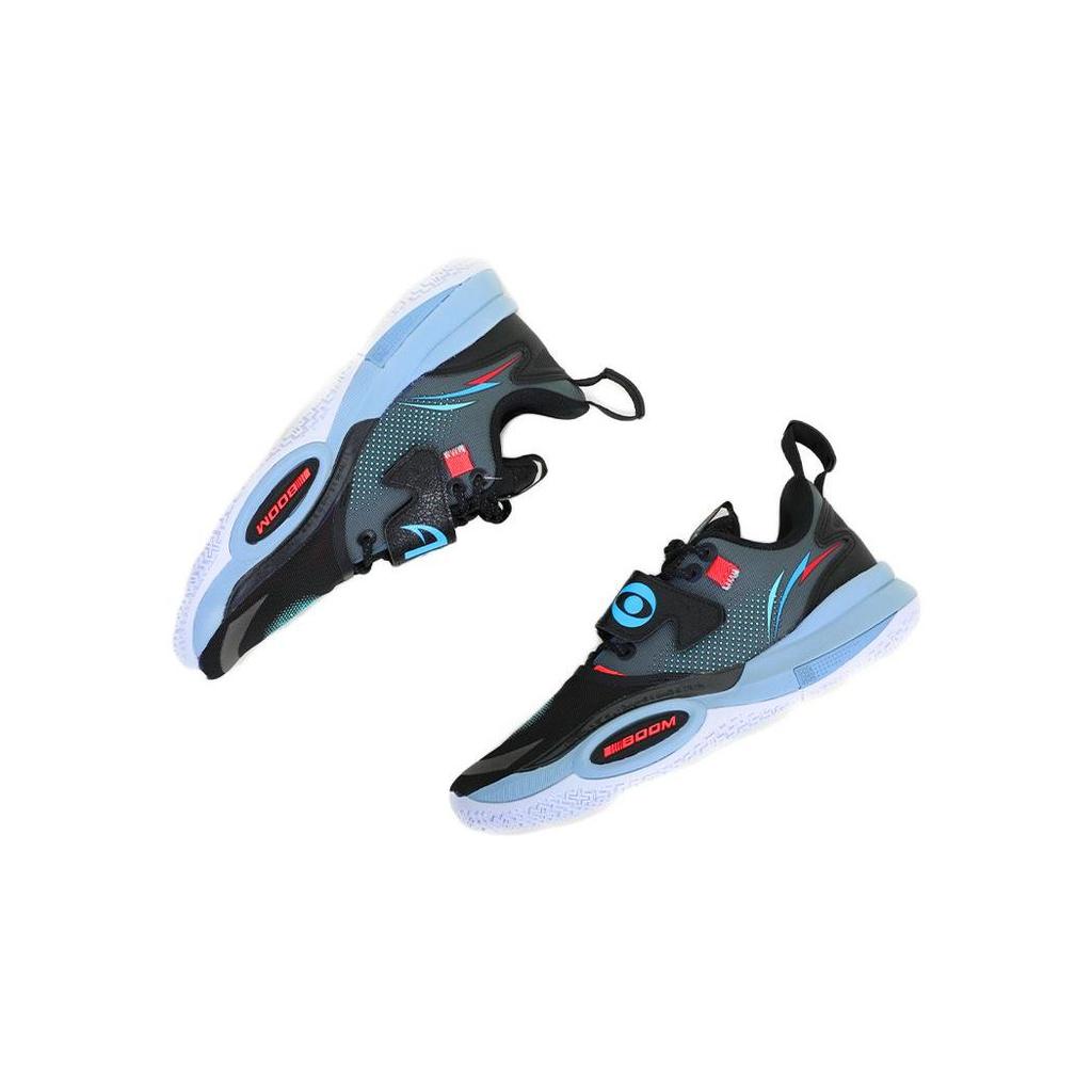 Li Ning All City 10 V2 Wade Dreamer Comfortable Performance Shock Absorption Non-Slip Low Top Basketball Shoes Kids sneaker Black Gray ABPS035-3