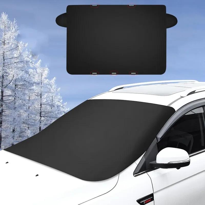 2026 Upgraded Magnetic Car Windshield Snow Cover - Fit for Most Cars,SUVs & Trucks,All-Season Anti-Freeze Protection,Windshield