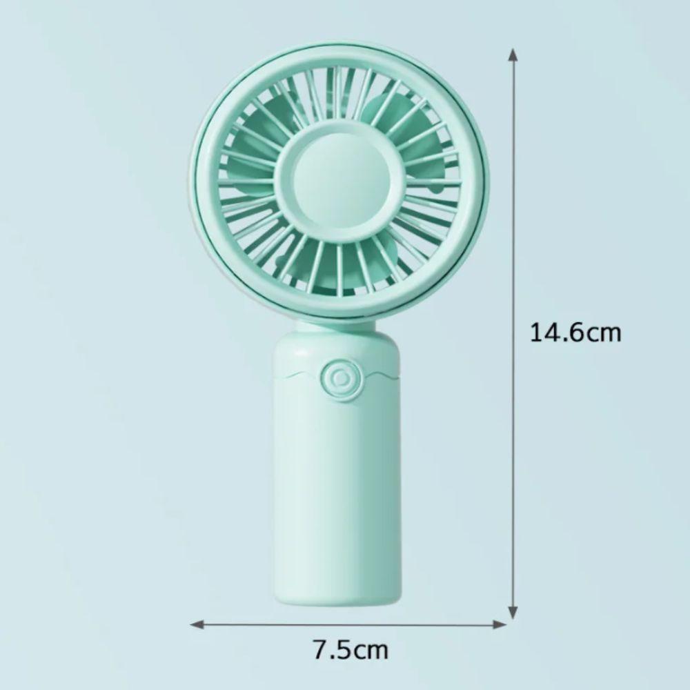 Tragbarer Schreibtischventilator USB wiederaufladbar Make-up Wimpernkühler Neue Taschen-Handventilatoren Büro Reise