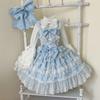 Original Design Korean Girl Lolita Dress Elegant Floral Wedding Gown Women's Strapless Gown Preorder Exquisite Fashionable
