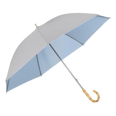 Gray Light UV UPF Suitable for Rain or 50cm Long Umbrella for Bamboo Perfect for Commuting or Stylish and Product [2024] Wpc. Parasol, Light-Blocking,
