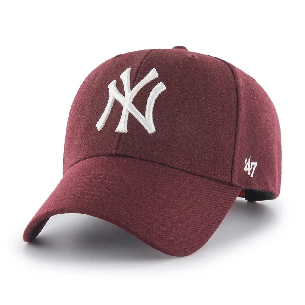 47 Cap Snapback MVP New York Yankees Dark Maroon