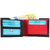 Portefeuille homme - Walih - Cuir mouton - Format horizontal - 11 emplacements cartes