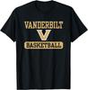 Camiseta de Basquete Unisex Adulto Vanderbilt Commodores Elite Authentics, Preta, Pequena