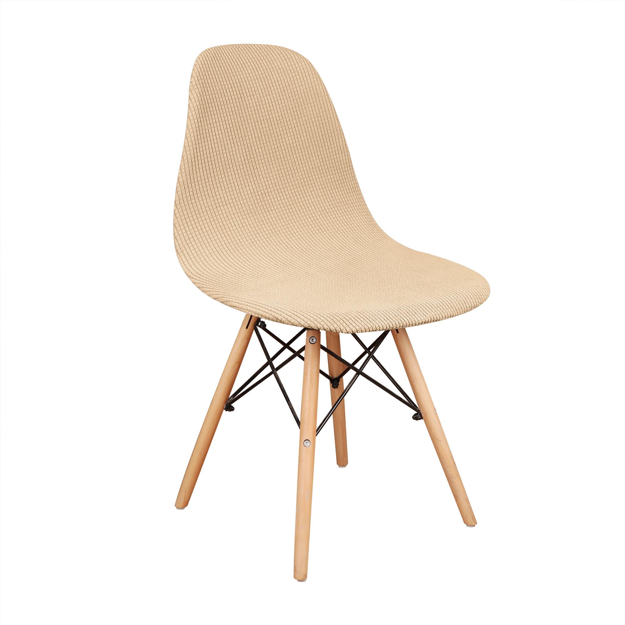 

Жаккардовый чехол на стул в виде ракушки, эластичный чехол на обеденный стул, чехлы на сиденья, чехол, защита для мебели, съемный чехол для отеля, дома, гостиной One Piece