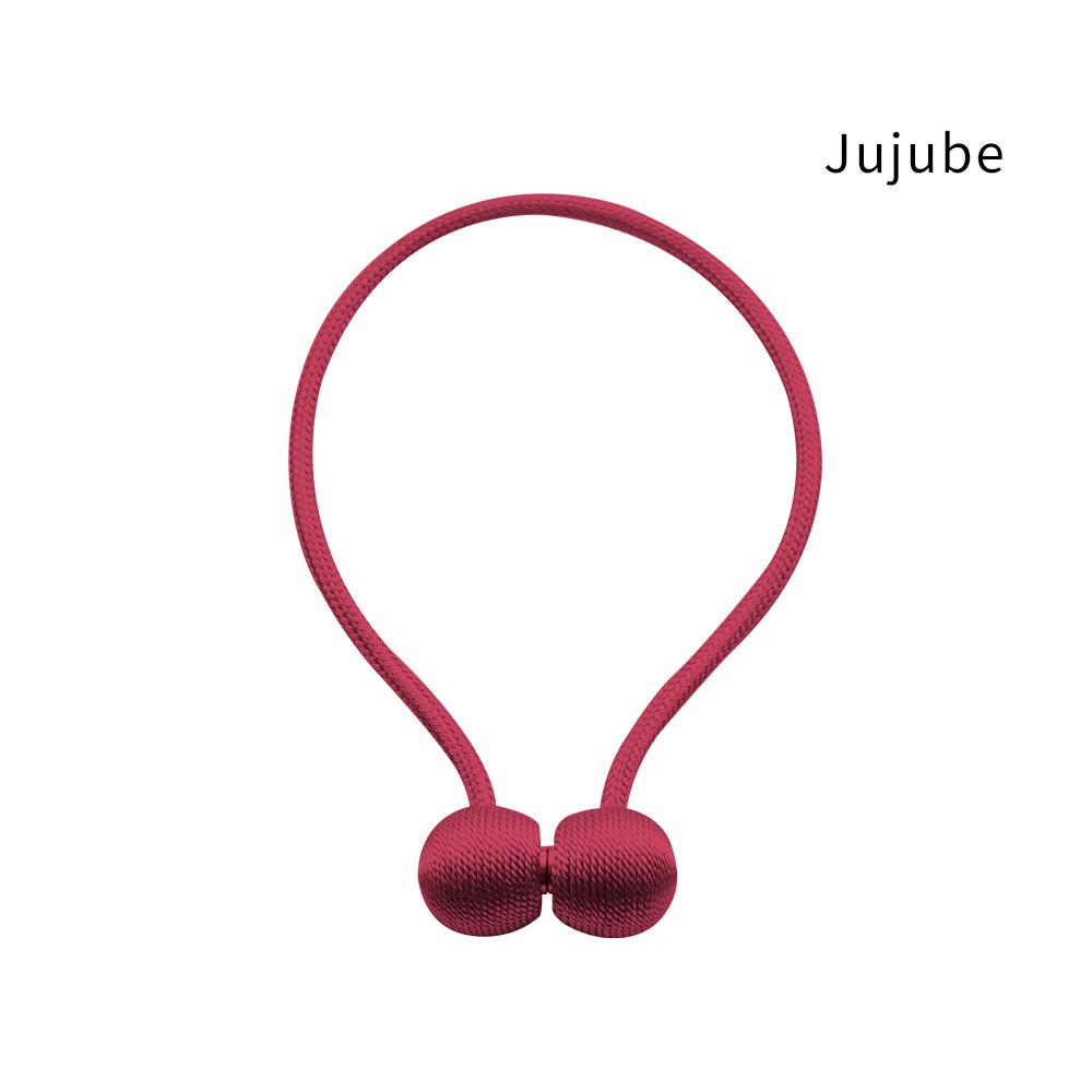 1Pc Magnetic Curtain Tieback High Quality Holder Hook Buckle Clip Curtain Tieback Polyester Decorative Home Accessorie WBL