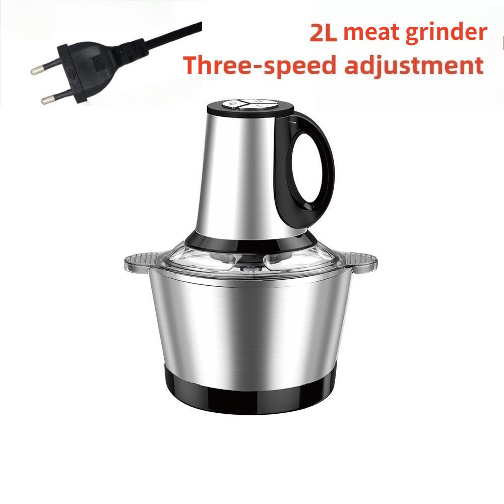 Stainless Steel Electric Meat Grinder Large Capacity Multifunctional  Complementary Food Processor Automatic Veg Chopper