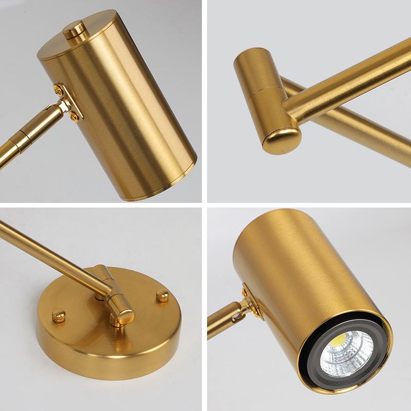 Lampa de Perete Modernă E27 pentru Dormitor, Lumină Mică de Noapte de Noptieră de Interior, Iluminat Nordic cu LED pentru Decorarea Casei, Corp de Iluminat COB cu Comutator cu Buton