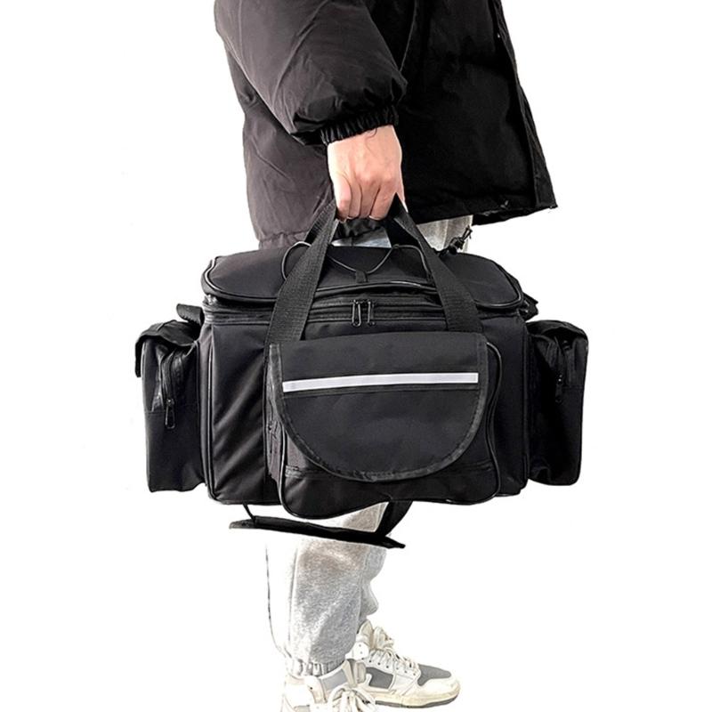 Fishing Gear Organizers Large Capacity Oxfords Cloth Fishing Tackle Bag